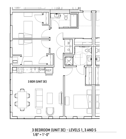 the floor plan of the second level of the house